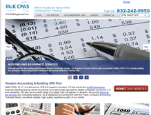 Tablet Screenshot of mkacpas.com